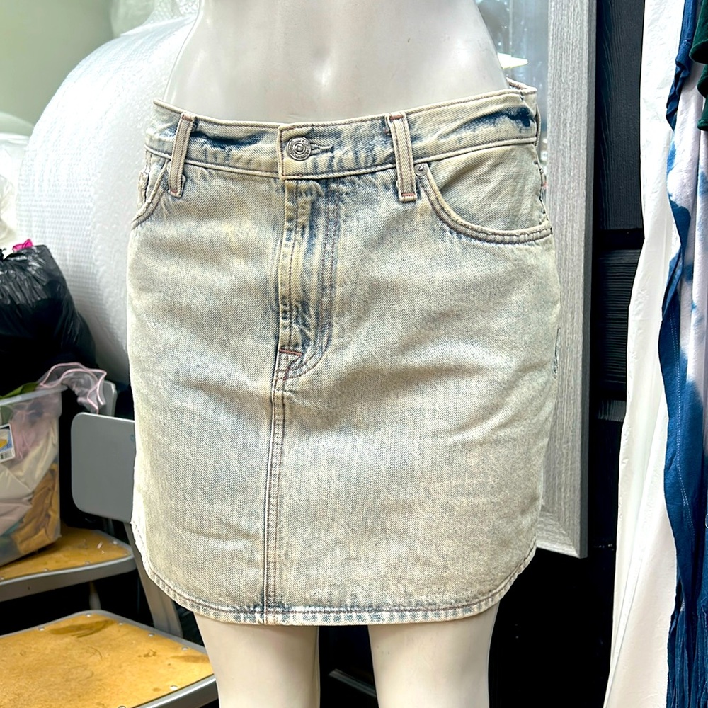 Denim Short light Blue Skirt